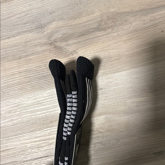 Adidas Black and White Cushioned Crew Socks - Picture 3 of 4